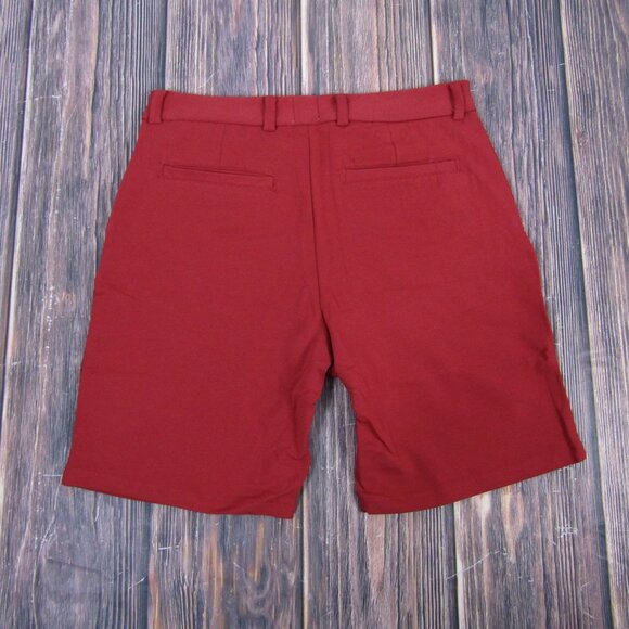 Swet Tailor NEW NWT Mens 31 Red Everyday Chino Shorts Athletic Golf - Picture 5 of 6